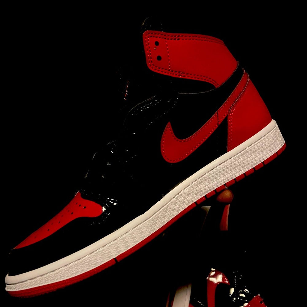 Men’s  Jordan 1’s Retro High OG Patent Breds